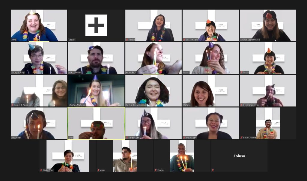 Pace Creative Virtual Anniversary call