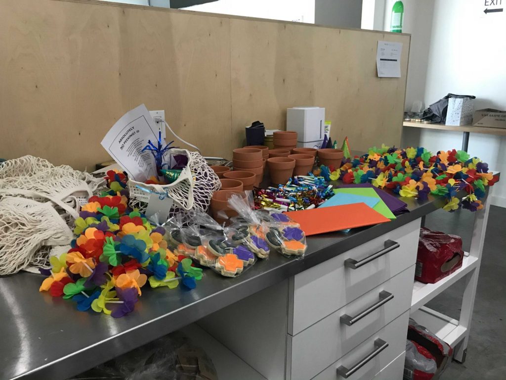 PCG party supplies in office