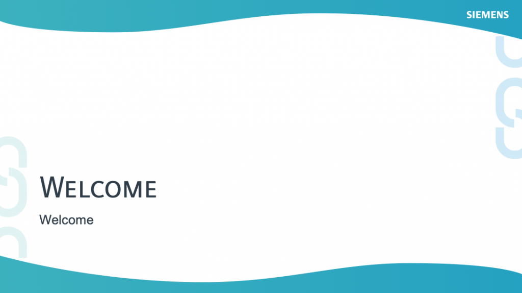 Siemens powerpoint example