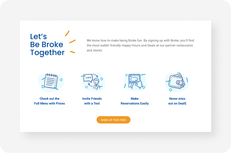 Case study for Broke