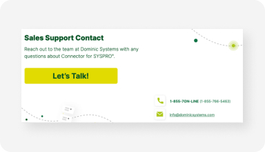 Case study for Dominic