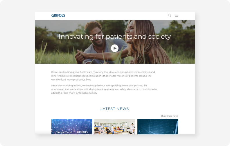 Case study for Grifols