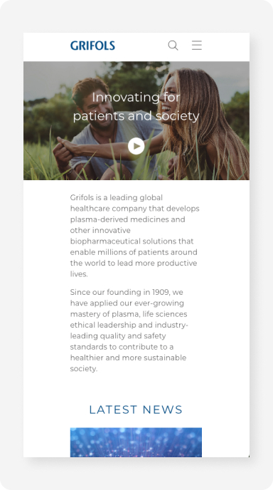 Case study for Grifols