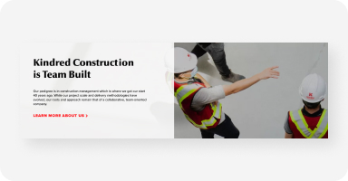 Case study for Kindred Construction