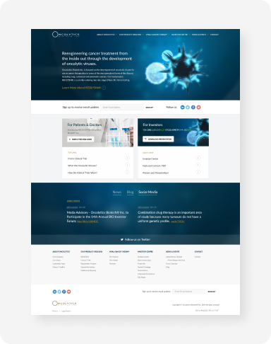 Case study for Oncolytics