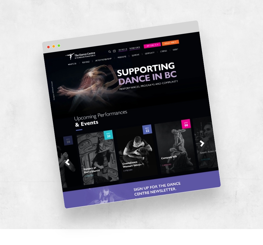 Case study for The Dance Centre