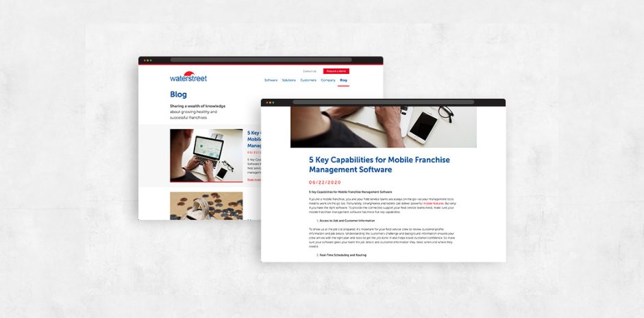 Case study for Waterstreet